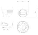 Cámara Domo IP PROVISION-ISR DH-340IPSN-28 — 2