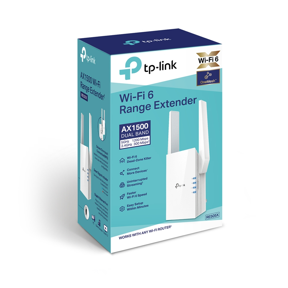 Expansor de Rango Dual Band Wi-Fi TP-LINK RE505X — 1