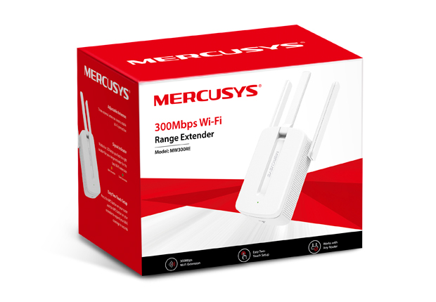Extensor de Rango Inalámbrico 300MBPS MERCUSYS MW300RE — 2