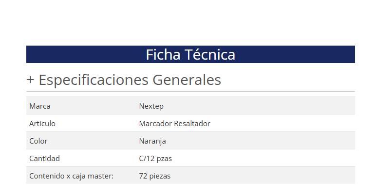 Resaltador  Nextep NE-079J — 3