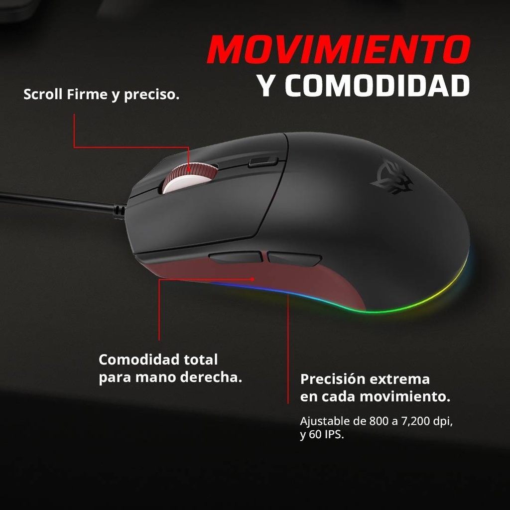 Mouse Gaming Balam Rush DRIFT PLUS MG3 — 3