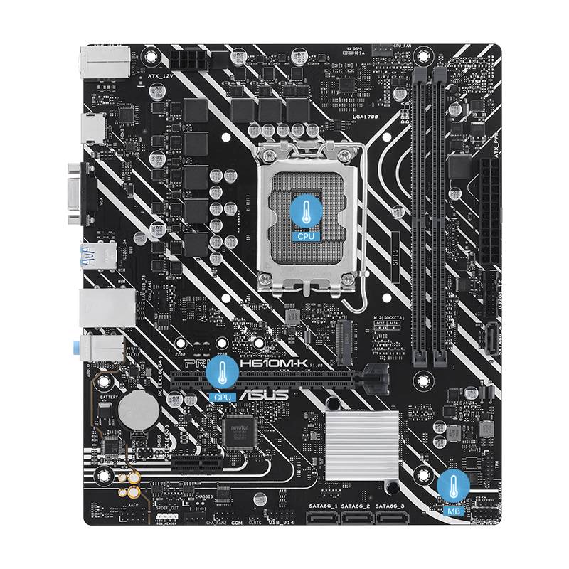 Motherboards Gaming ASUS PRIME H610M-K — 2