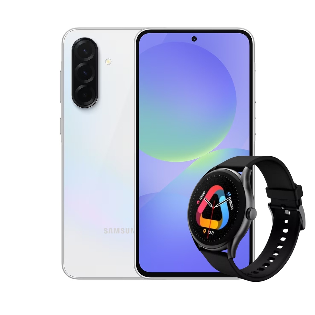 Combo Samsung Galaxy A36 5G 8+128 GB (Latino) Blanco + Smart Watch QCY GT