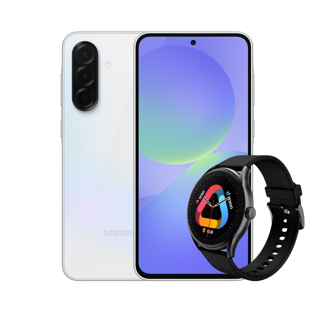 Combo Samsung Galaxy A36 5G 8+256 GB (Latino) Blanco + Smart Watch QCY GT