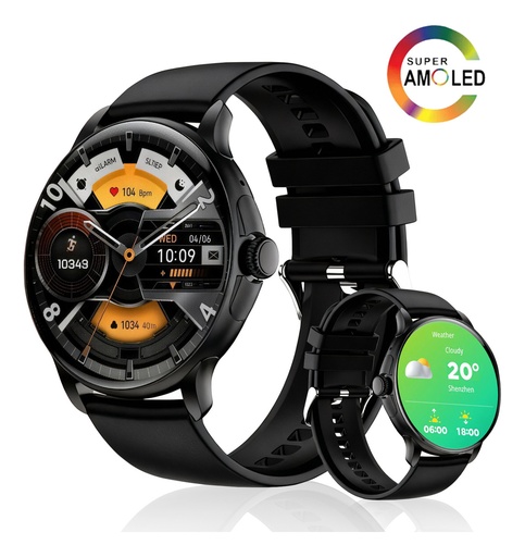 [Smar-Sm-0023448] Smartwatch Moreka R08 BT (Negro)