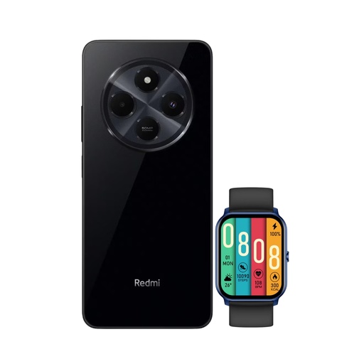 [Xiao-Sm-0022504] Xiaomi Redmi 14C 4+128 GB Negro + SMART WATCH KIESLECT KS MINI 1.78"