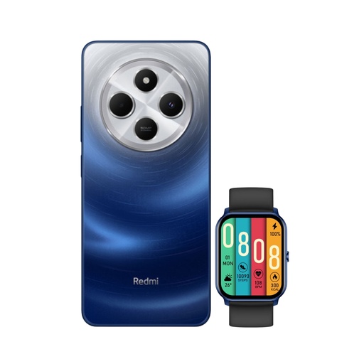 [Xiao-Sm-0022505] Xiaomi Redmi 14C 4+128 GB Azul + SMART WATCH KIESLECT KS MINI 1.78"