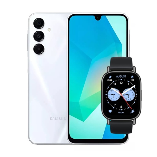 [Comb-Sm-0022960] Combo Samsung Galaxy A16 5G 6+128 GB (Latin) Gris + Xiaomi Smart Watch 5 Lite