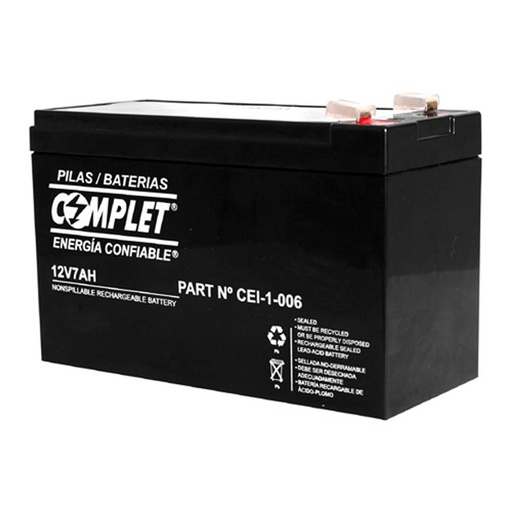 [Bate-MT-0024666] Batería COMPLET CEI-1-006
